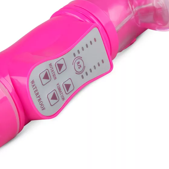 Easytoys Bunny - vibrátor s pohybom - silikón - ružový