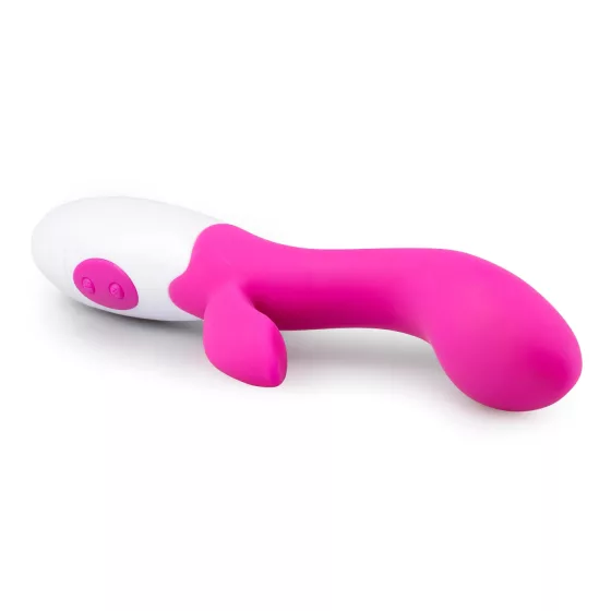 Easytoys - vibrátor na bod G a klitoris - ružový