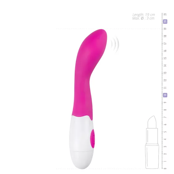 Easytoys Blossom vibe - vibrátor na G-bod - silikónový - ružový