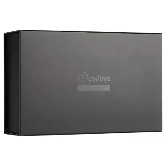 Easytoys - obojok a vodítko - čierny - fetiš
