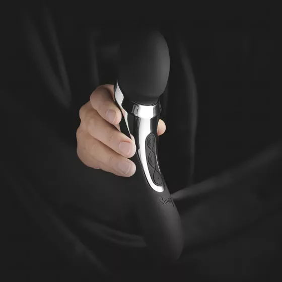 Sway No.1 Wand - masážny vibrátor 2v1 - dobíjací - čierny