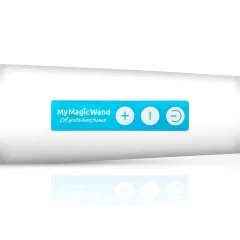   MyMagicWand - masážny vibrátor - silný výkon - biela/modrá