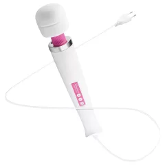 MyMagicWand - silný masážny vibrátor - biela/ružová