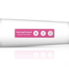 MyMagicWand - výkonný masážny vibrátor (bielo-ružový)