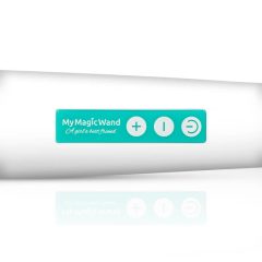   MyMagicWand - výkonný masážny vibrátor (bielo-tyrkysový)