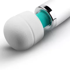   MyMagicWand - masážny vibrátor - silný motor - biela/tyrkysová