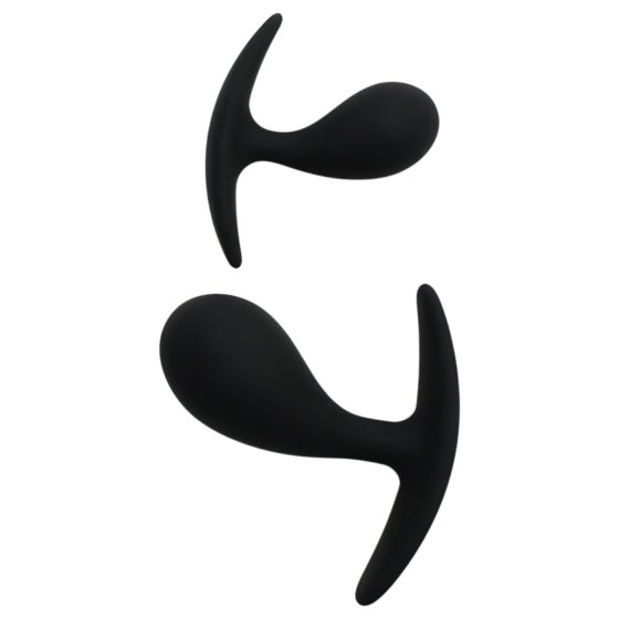 Rimba Copenhagen - análne kolíky sada - čierna (2 ks)