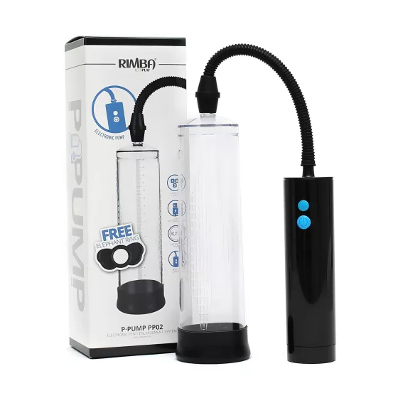 Rimba - automatická pumpa na penis - priehľadná