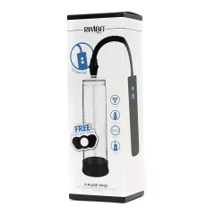Rimba - automatická pumpa na penis - priehľadná