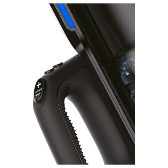 Leten SM 500 - automatický masturbátor s držiakom na telefón - čierny