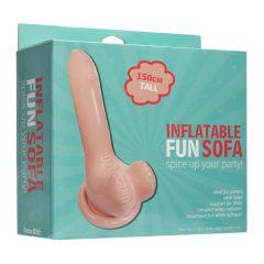Nafukovacia zábava - nafukovacie penisové kreslo - 66cm