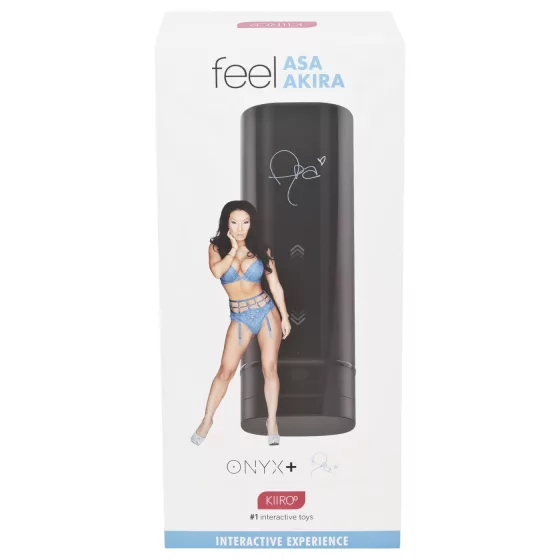 Kiiroo Onyx+ Asa Akira Experience - interaktívny masturbátor - čierny