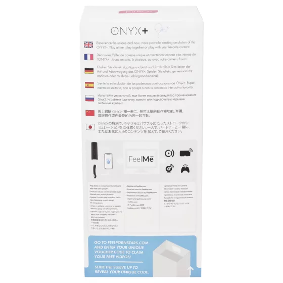 Kiiroo Onyx+ Asa Akira Experience - interaktívny masturbátor - čierny