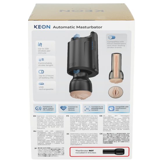 Kiiroo Keon Automatický - masturbátor doplnok (čierny)