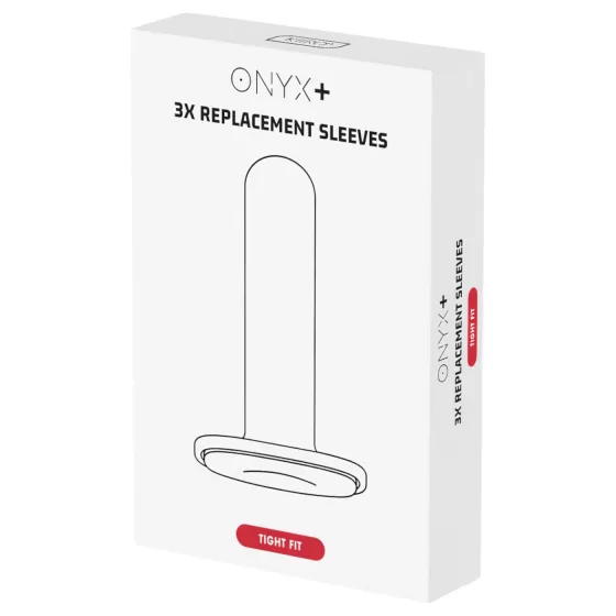 Kiiroo Onyx - masturbačná manžeta - štandardná veľkosť - 3 ks - biela