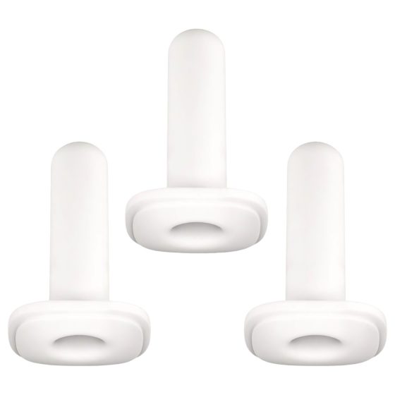 Kiiroo Onyx tesná manžeta - 3 ks (biela)