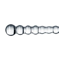   Gildo Glass No. 20 - priesvitný sklenený dildo so perličkami
