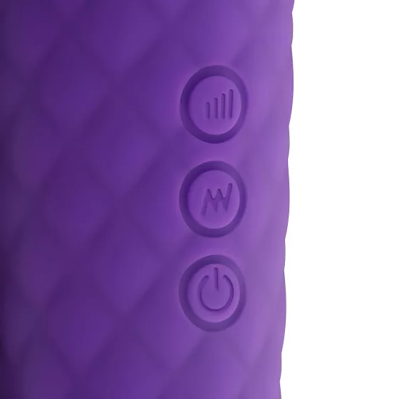 EasyToys - mini masážny vibrátor - nabíjateľný - fialový