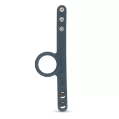   Boners - penis krúžok a krúžok na semenníky - silikón - sivý