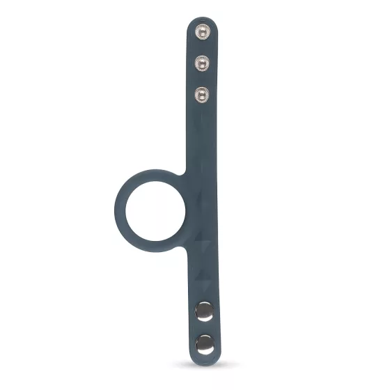 Boners - penis krúžok a krúžok na semenníky - silikón - sivý