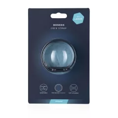   Boners - nastaviteľný erekčný krúžok na penis - L - silikón sivý