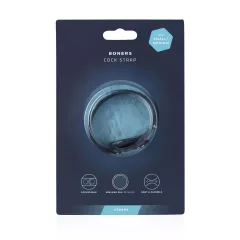   Boners - nastaviteľný erekčný krúžok na penis S/M - silikón sivý