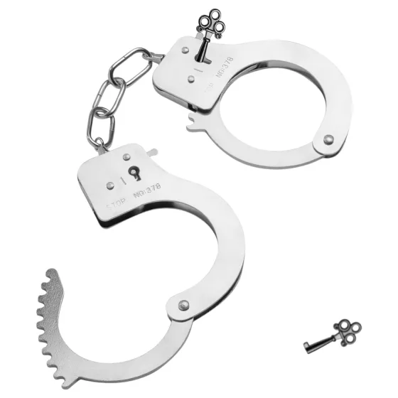 EasyToys - kovové putá - strieborné