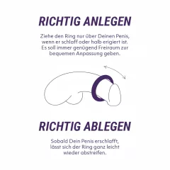 Boners - silikónové erekčné krúžky sada - 6 ks - sivé