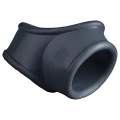   Boners - erekčný krúžok a krúžok na semenníky - silikón - sivý