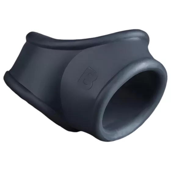 Boners - erekčný krúžok a krúžok na semenníky - silikón - sivý