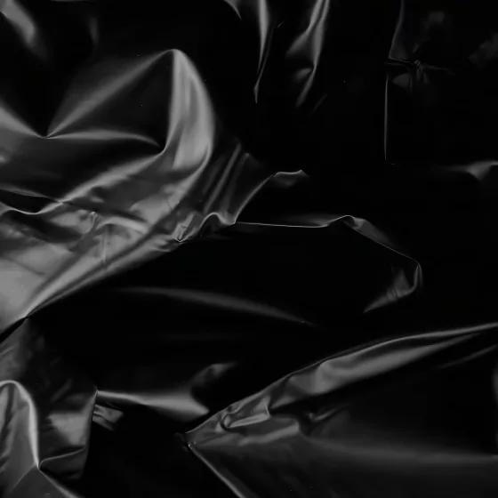 Easytoys - posteľná plachta z latexu - 180x230 cm - čierna