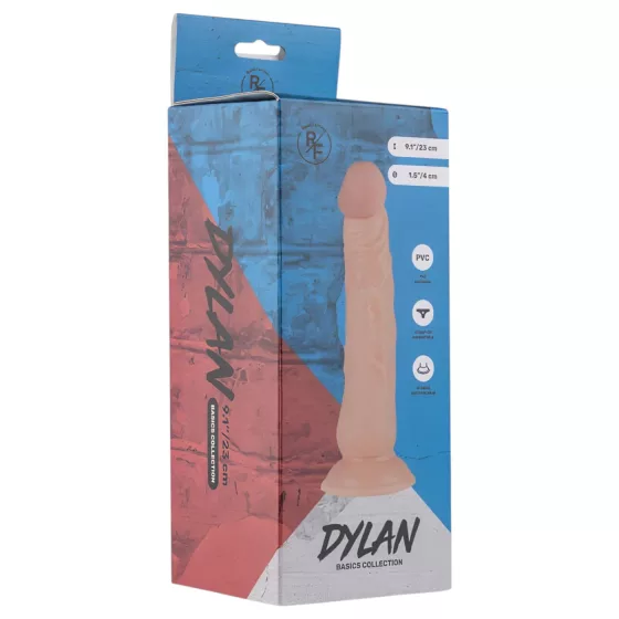 Real Fantasy Dylan - realistický dildo - 23 cm - telová farba