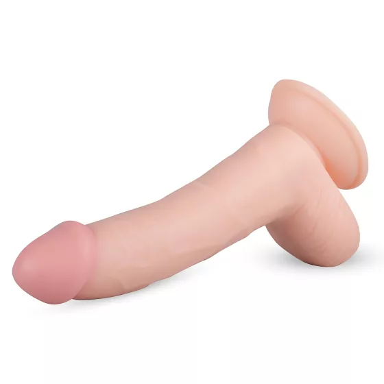 Real Fantasy Cliff - realistický dildo s semenníkmi - 22 cm - telová farba