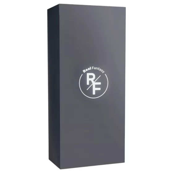 Real Fantasy Lewis - vibrátor realistický na batérie - 22 cm - telová farba