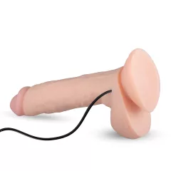   Real Fantasy Glynn - vibrátor na dobíjanie - realistický - 25 cm - telová farba