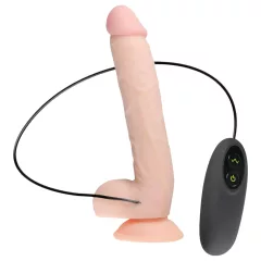   Real Fantasy Elvin - vibrátor na batérie - realistický - 28 cm - telová farba