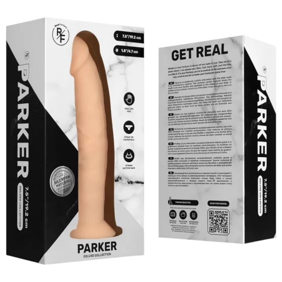 Real Fantasy Parker - realistický dildo - 19 cm - prírodná farba
