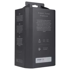   Saiz Premium - elektrická odsávačka na prsia - malá - priehľadná/čierna
