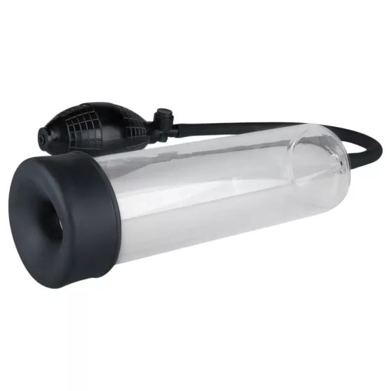 Boners č. 1 - vákuová pumpa na penis (priehľadná)
