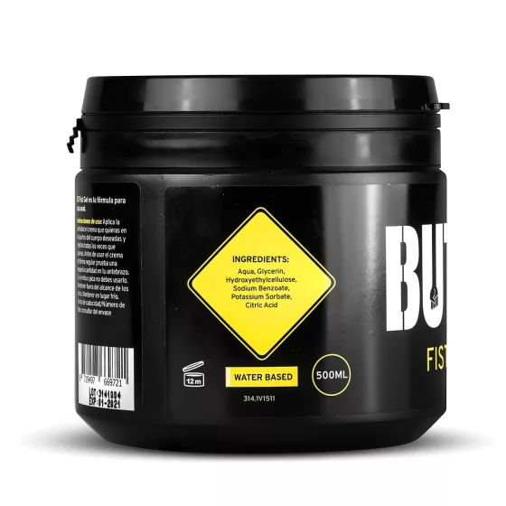 BUTTR - lubrikačný gél na fisting - vodný základ - 500ml