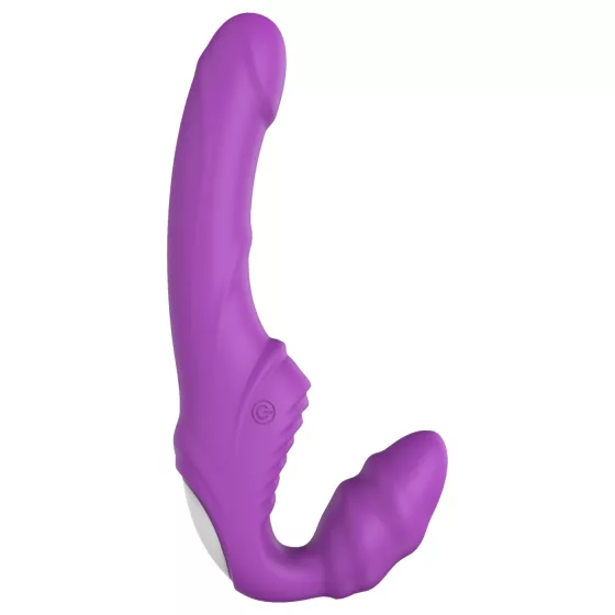Dreamtoys Essentials - bezramenný pripínací vibrátor (fialový)