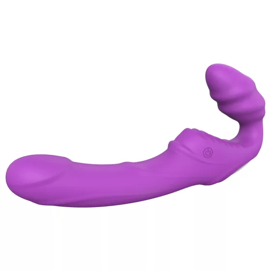 Dreamtoys Essentials - bezramenný pripínací vibrátor (fialový)