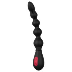   Cheeky Love - dobíjací análny vibrátor s guličkami (čierny)