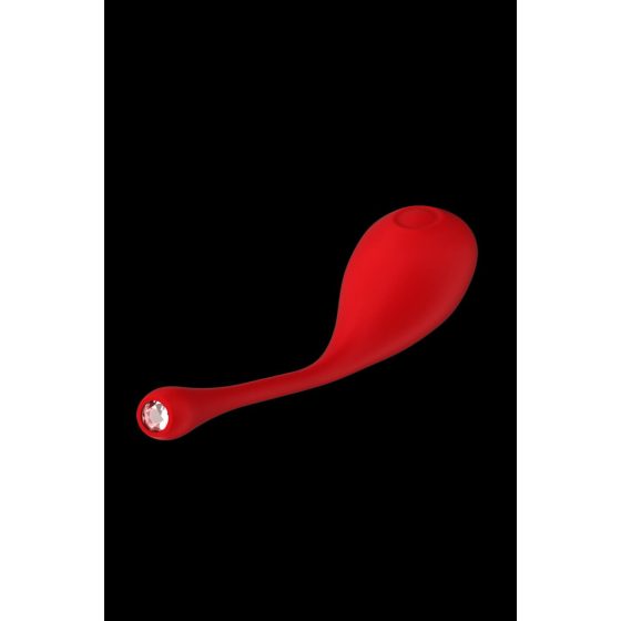 Red Revolution Metis - nabíjacie, vodotesné vibračné vajíčko (červené)