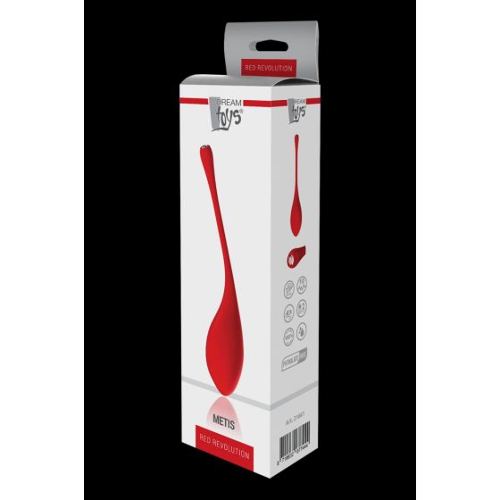 Red Revolution Metis - nabíjacie, vodotesné vibračné vajíčko (červené)