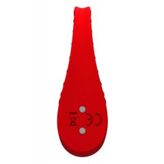   Red Revolution Sphinx - dobíjací, vodotesný krúžok na penis (červený)