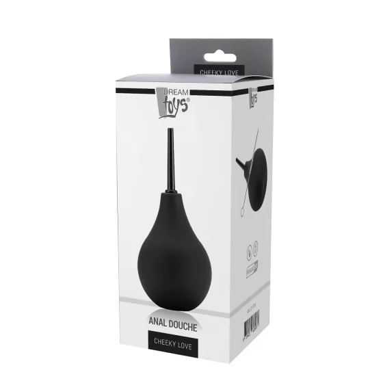 Cheeky Love - análny sprchový klystír - čierny - 224 ml