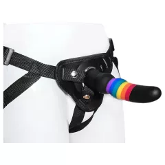 Colorful Love - nasadzovací dildo - farebné