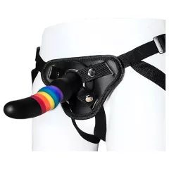 Colorful Love - nasadzovací dildo - farebné