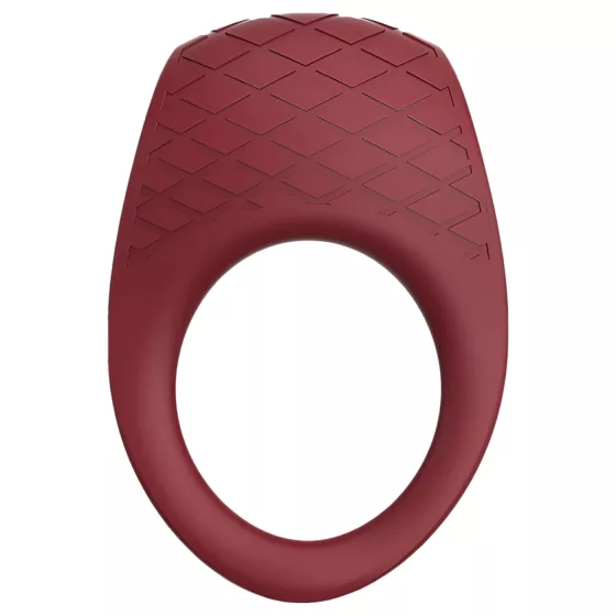Dreamtoys Ivy - vibračný krúžok na penis - bordový